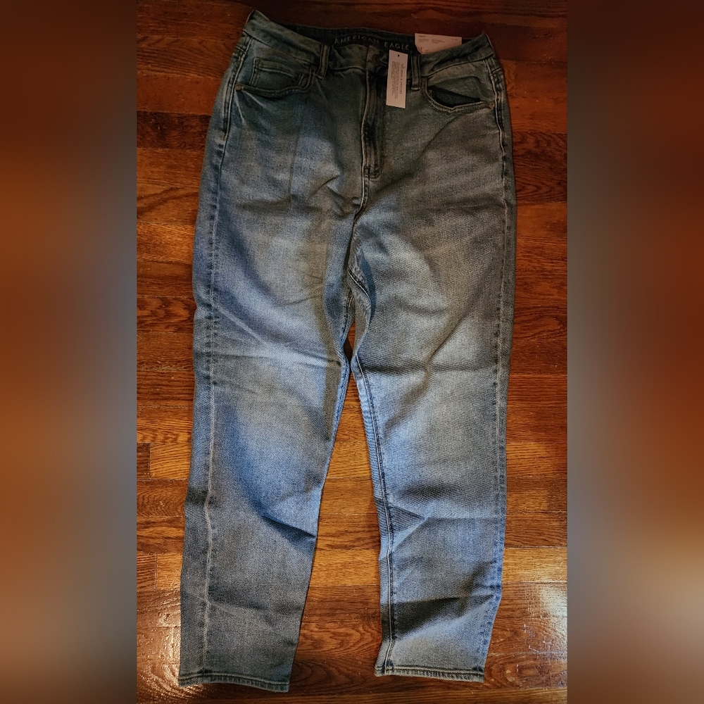 AEO American Eagle Curvy Mom Jean 12 tall 12t nwt NEW high rise favorite